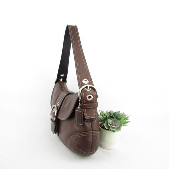 Coach Vintage Y2K Brown Leather Soho Bag - Picture 4 of 10